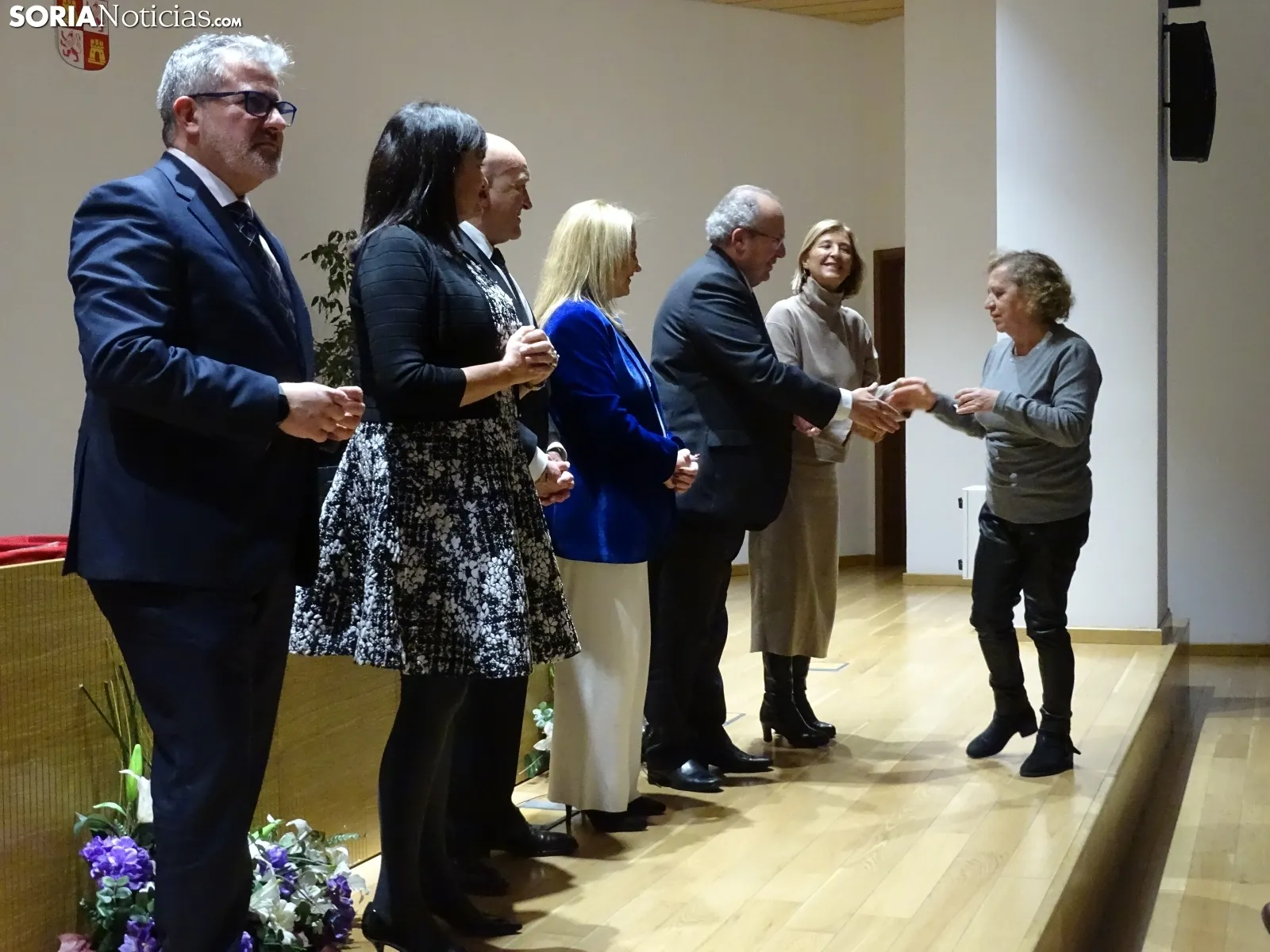 Una imagen del acto de reconocimiento celebrado hoy en la sede de la Delegación Territorial de la Junta. /SN