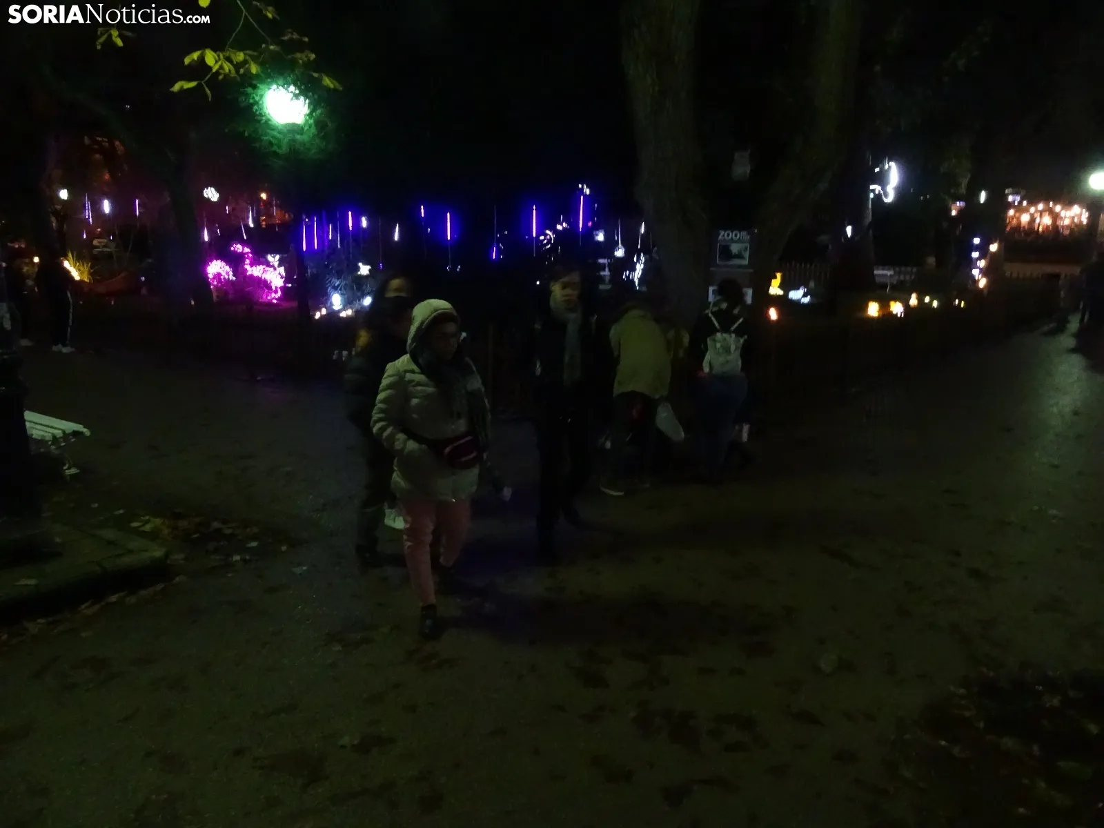 Una imagen del zoo esta tarde-noche de miércoles. /SN