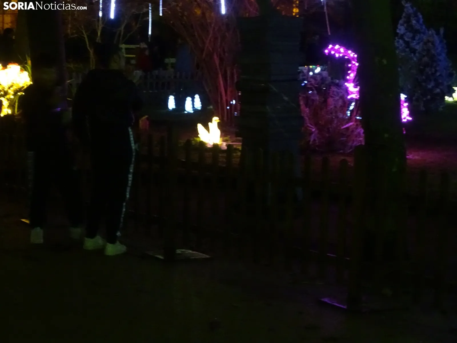 Una imagen del zoo esta tarde-noche de miércoles. /SN