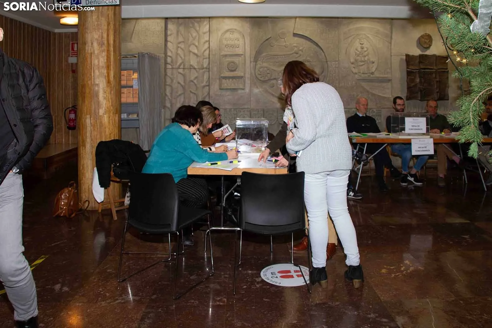 Elecciones sindicales en el Ayuntamiento de Soria. Evelyn Amaguaya.