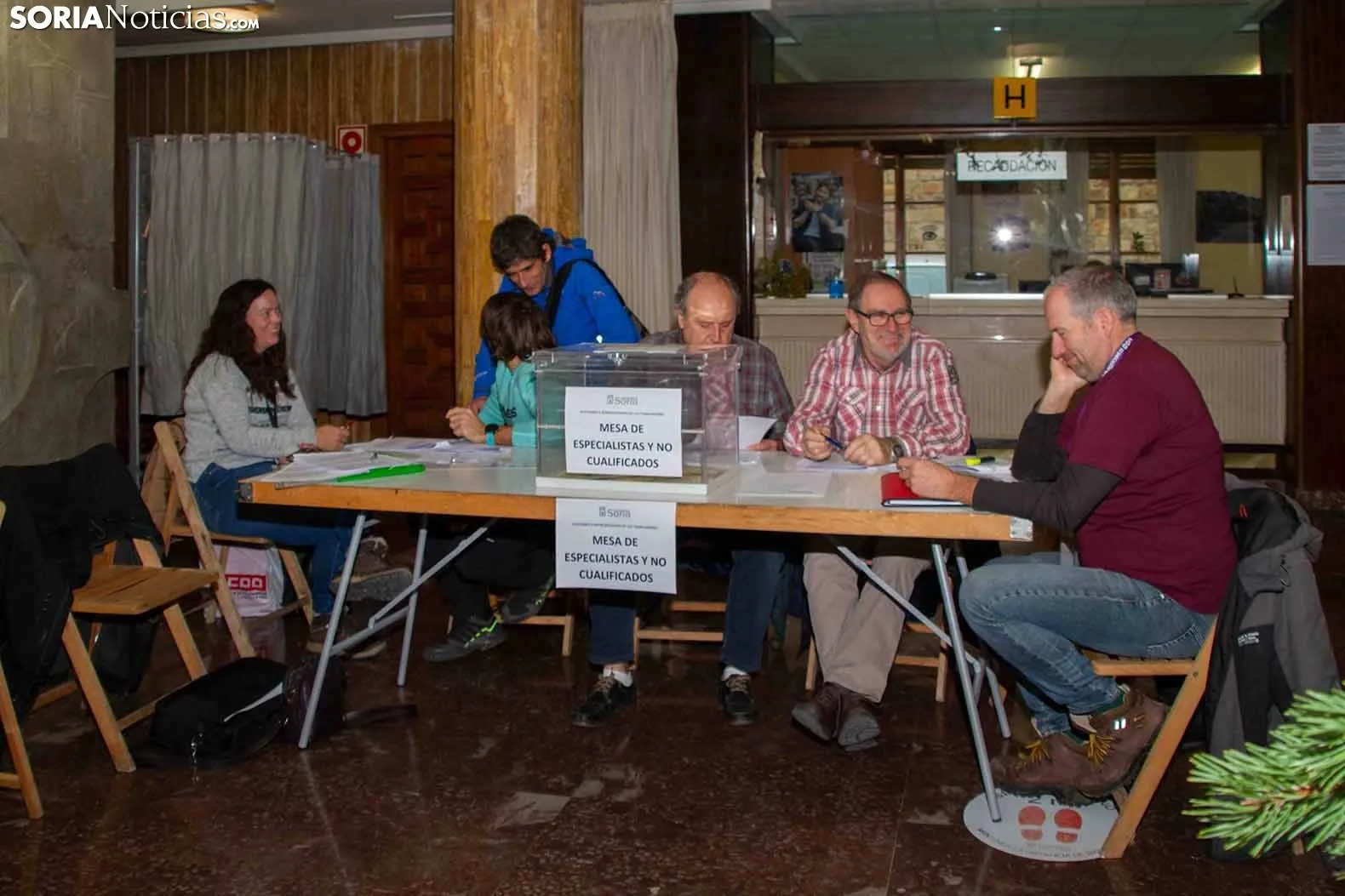 Elecciones sindicales en el Ayuntamiento de Soria. Evelyn Amaguaya.