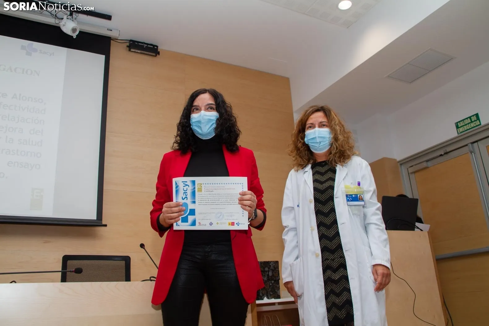 Premios Sanidad Soriana 2022. Evelyn Amaguaya.