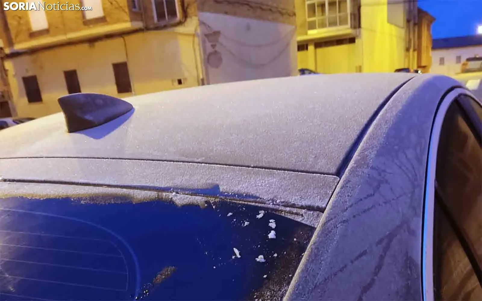 Escarha sobre un turismo esta mañana en la provincia. /SN