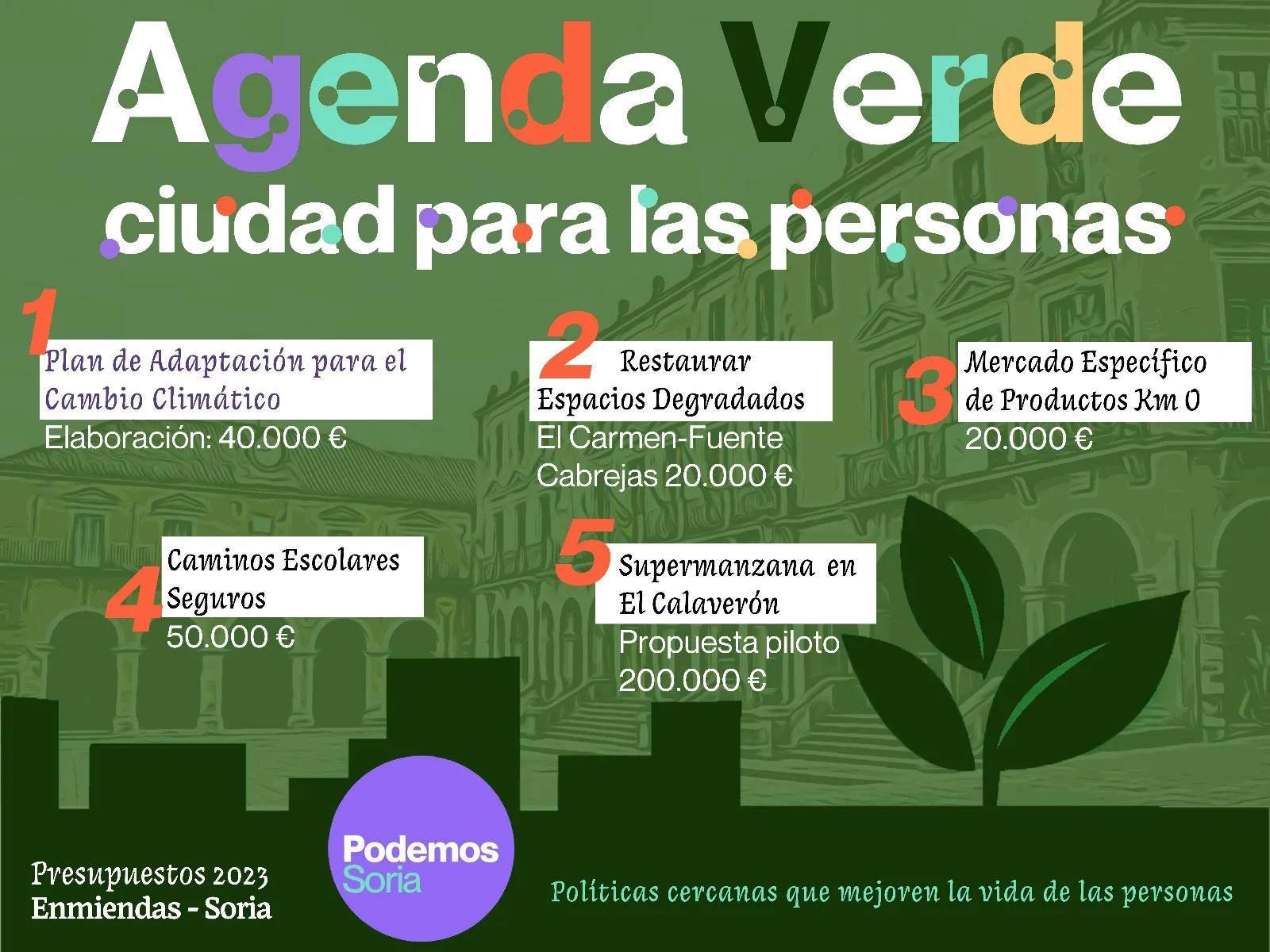 Foto 2 - Presentan enmiendas a los presupuestos de Soria por m&aacute;s de 1 M&euro;