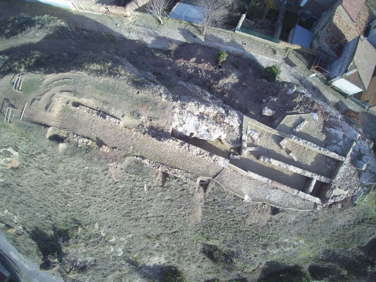 Una imagen de las excavaciones. 