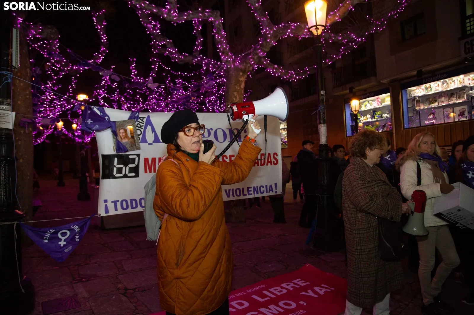 Soria rechaza la violencia contra las mujeres 