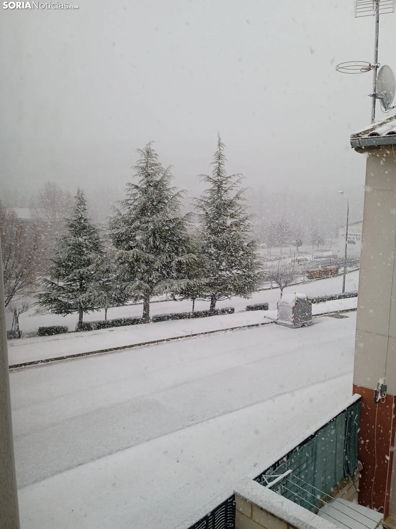 La nieve en San Pedro Manrique/ Guillermo Sierra Iglesias.