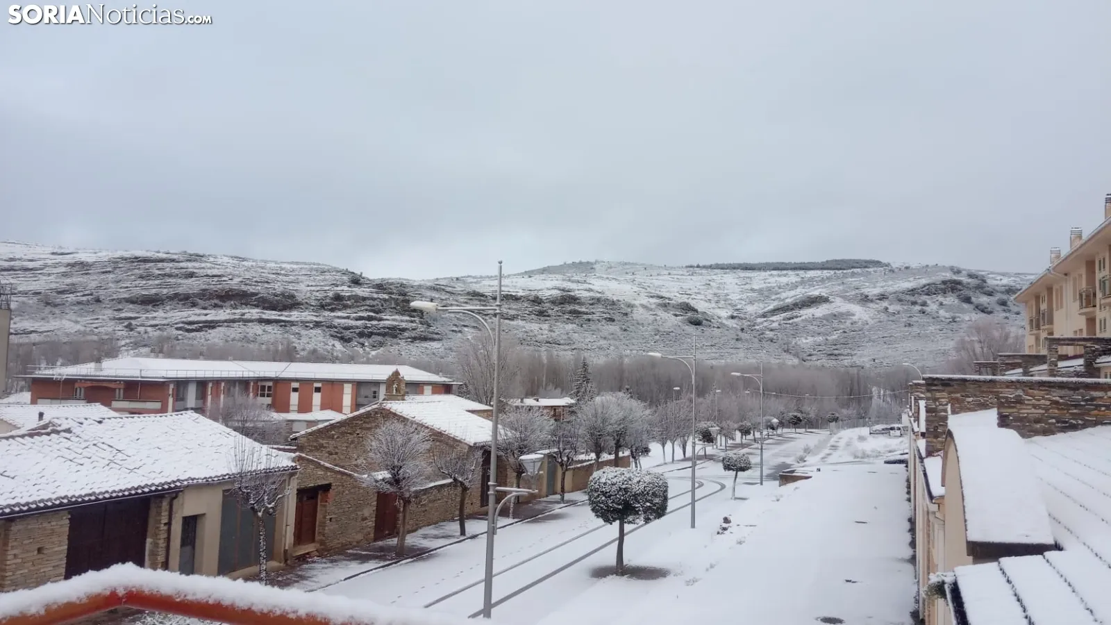 La nieve en San Pedro Manrique/ Guillermo Sierra Iglesias.