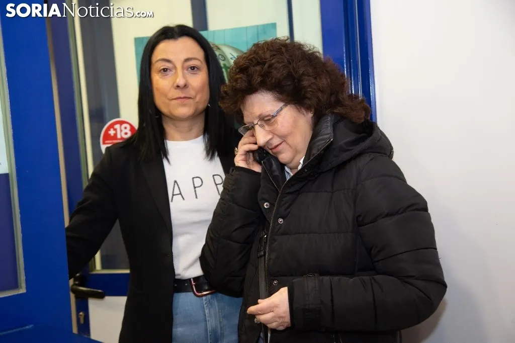 Gerentes de la administración de lotería nº 4 de la capital. /María Ferrer