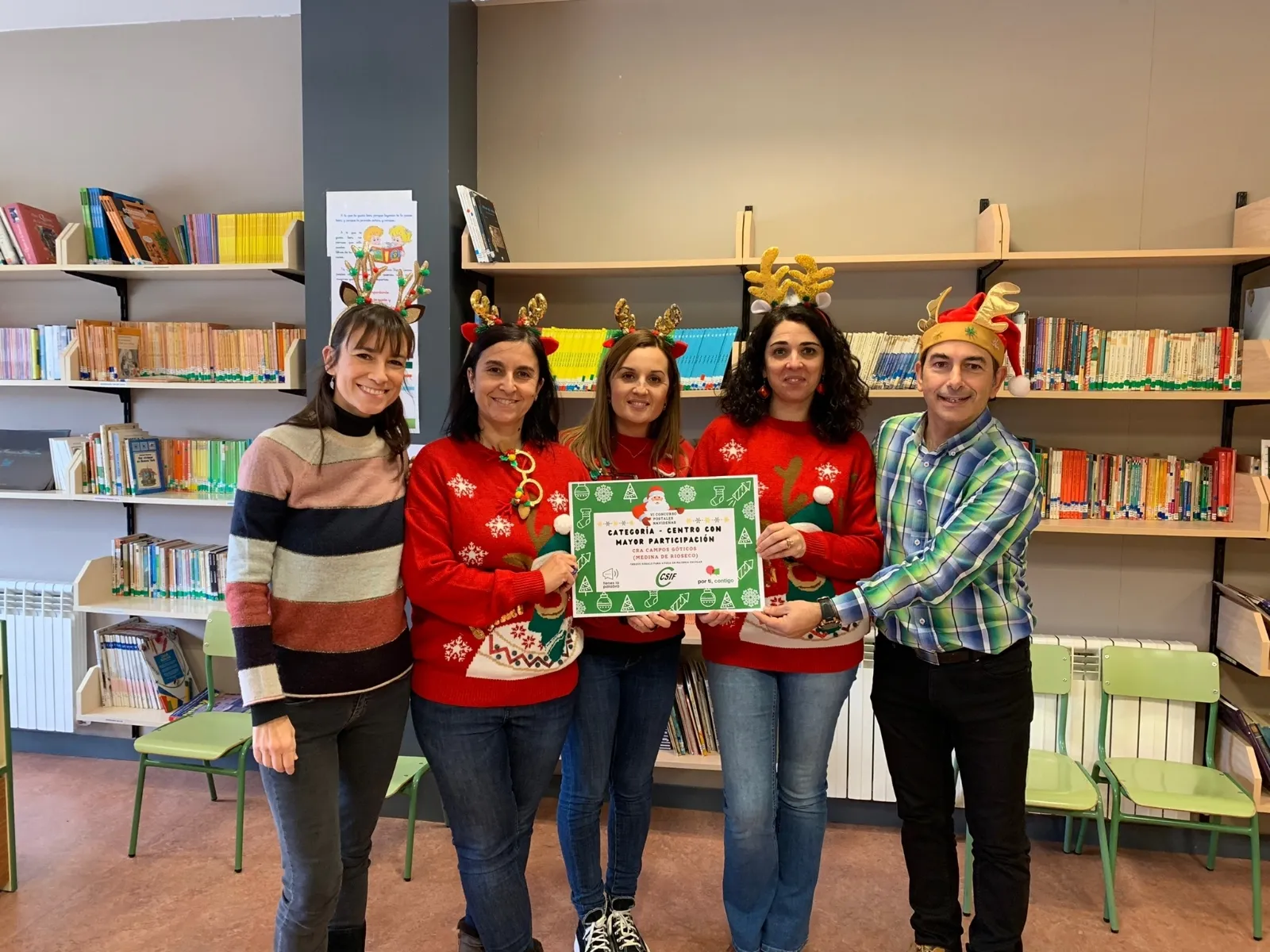 Foto 2 - Un soriano, entre los ganadores del V Concurso de Postales Navide&ntilde;as del CSIF