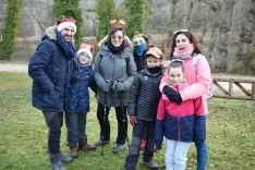 Foto 20 - Un centenar de personas, en la colocaci&oacute;n del bel&eacute;n en Santa Ana