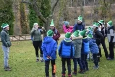 Foto 16 - Un centenar de personas, en la colocaci&oacute;n del bel&eacute;n en Santa Ana