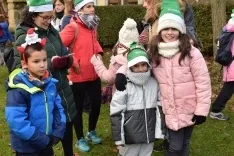 Foto 13 - Un centenar de personas, en la colocaci&oacute;n del bel&eacute;n en Santa Ana