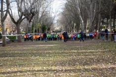 Im&aacute;genes: cientos de escolares en el cross Alameda de Cervantes