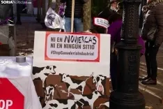 Manifestación STOP Ganadería Industrial. /EAR.