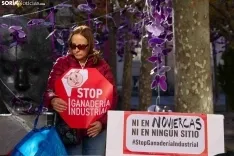 Manifestación STOP Ganadería Industrial. /EAR.