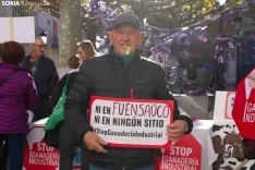 Manifestación STOP Ganadería Industrial. /EAR.