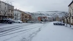 La nieve en San Pedro Manrique/ Guillermo Sierra Iglesias.