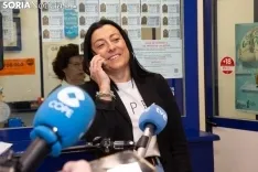 Gerentes de la administración de lotería nº 4 de la capital. /María Ferrer