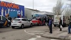 Foto 3 - Motorista herido en la Avenida de Valladolid de Soria