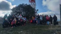 Foto 4 - Un centenar de personas, en la colocaci&oacute;n del bel&eacute;n en Santa Ana