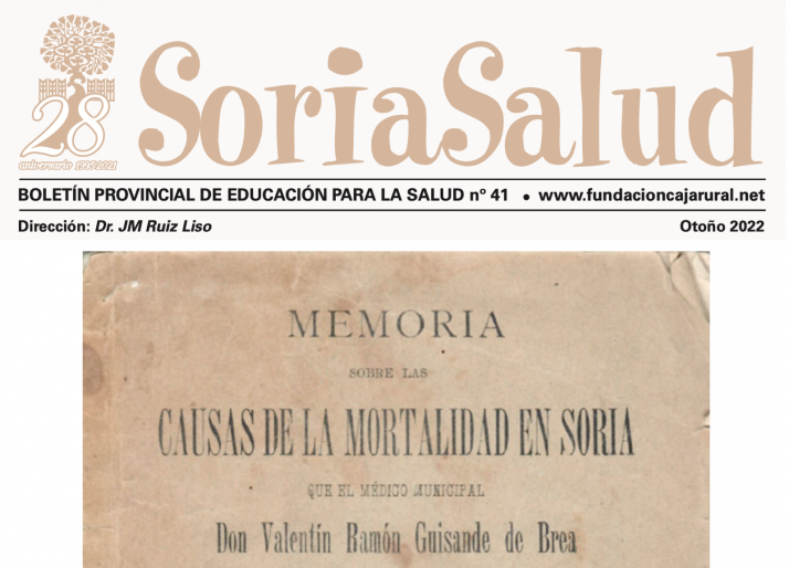 Las causas de mortalidad en la capital a principios del s. XX, en la nueva entrega del Soria Salud