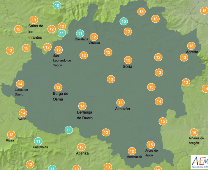 El tiempo en Soria: Máximas primaverales para comenzar la semana
