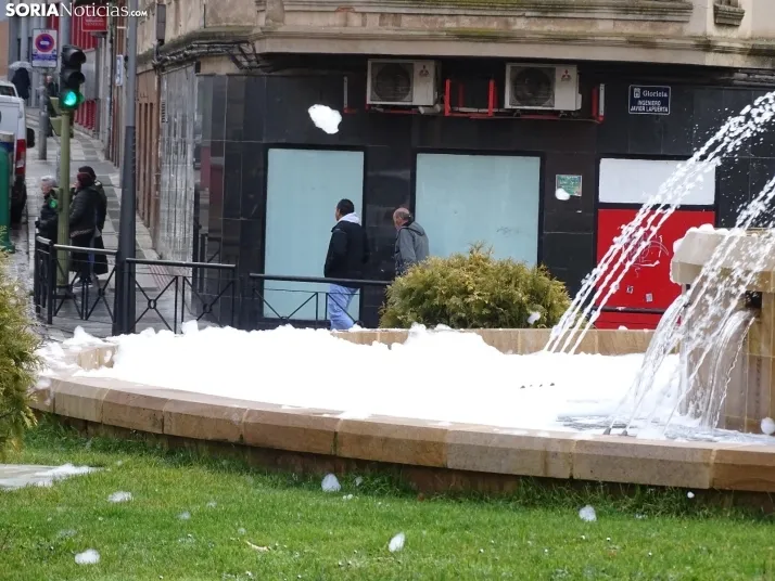 Una imagen de la fuente esta mañana de miércoles. /SN