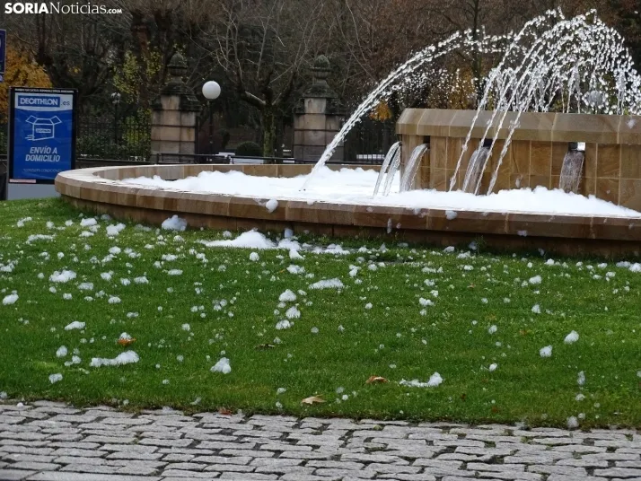 Una imagen de la fuente esta mañana de miércoles. /SN