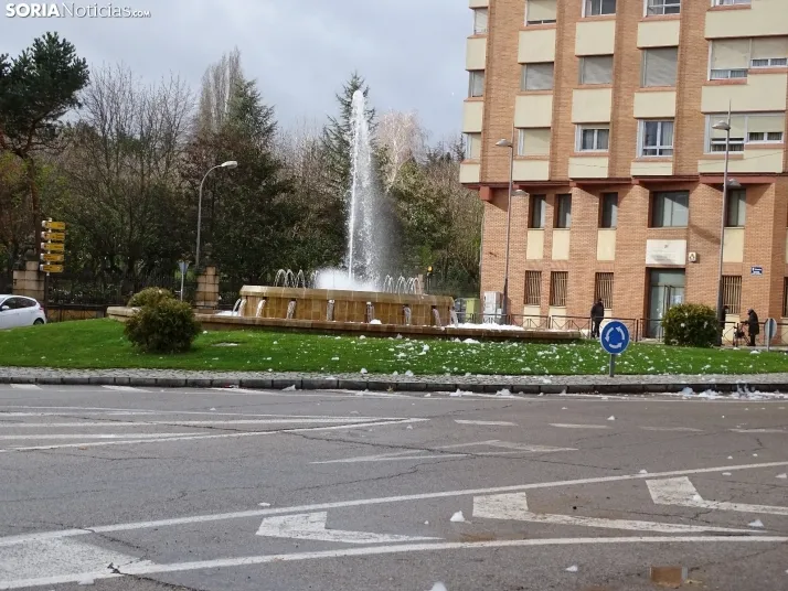 Una imagen de la fuente esta mañana de miércoles. /SN