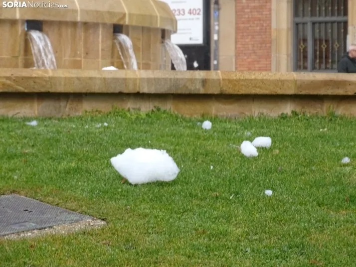 Una imagen de la fuente esta mañana de miércoles. /SN