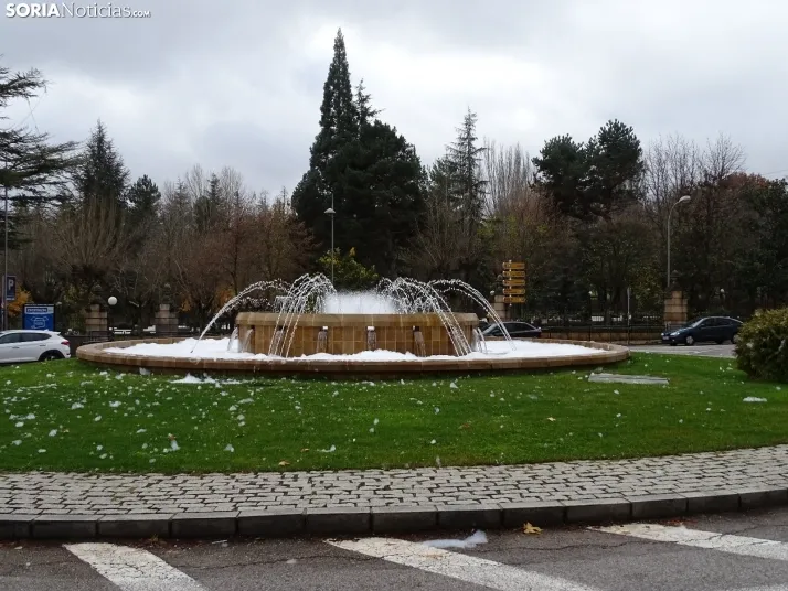 Una imagen de la fuente esta mañana de miércoles. /SN