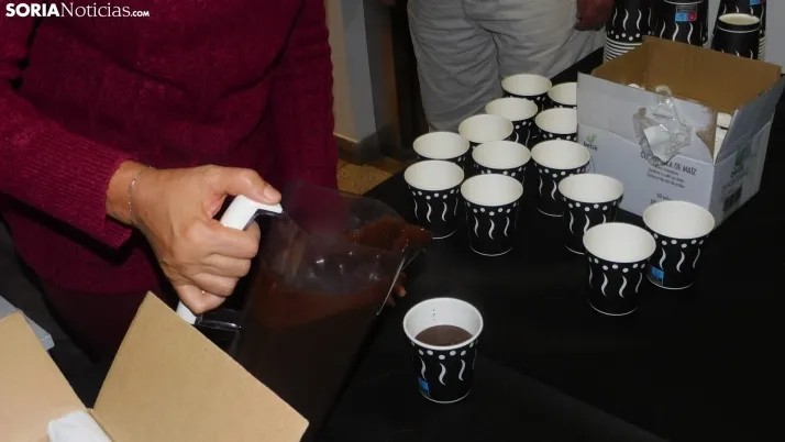 Fotos: una chocolatada pone el broche de oro a la celebraci&oacute;n de Santa B&aacute;rbara en Soria