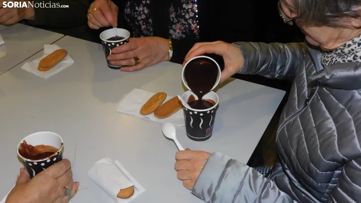 Fotos: una chocolatada pone el broche de oro a la celebraci&oacute;n de Santa B&aacute;rbara en Soria