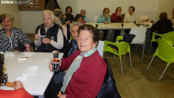 Fotos: una chocolatada pone el broche de oro a la celebraci&oacute;n de Santa B&aacute;rbara en Soria