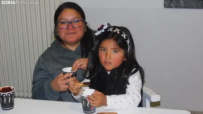 Fotos: una chocolatada pone el broche de oro a la celebraci&oacute;n de Santa B&aacute;rbara en Soria