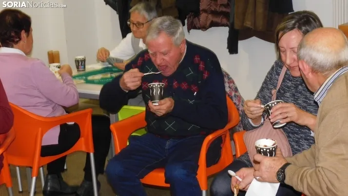 Fotos: una chocolatada pone el broche de oro a la celebraci&oacute;n de Santa B&aacute;rbara en Soria