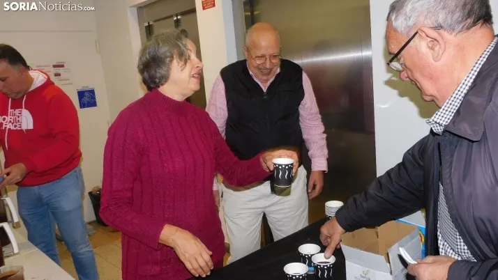 Fotos: una chocolatada pone el broche de oro a la celebraci&oacute;n de Santa B&aacute;rbara en Soria