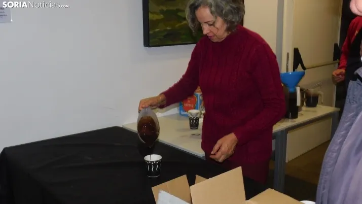 Fotos: una chocolatada pone el broche de oro a la celebraci&oacute;n de Santa B&aacute;rbara en Soria