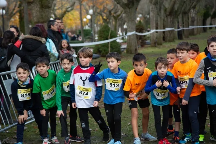 Im&aacute;genes: cientos de escolares en el cross Alameda de Cervantes