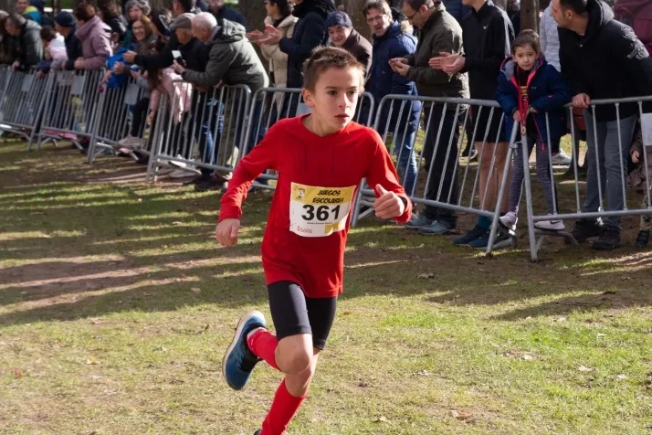 Im&aacute;genes: cientos de escolares en el cross Alameda de Cervantes