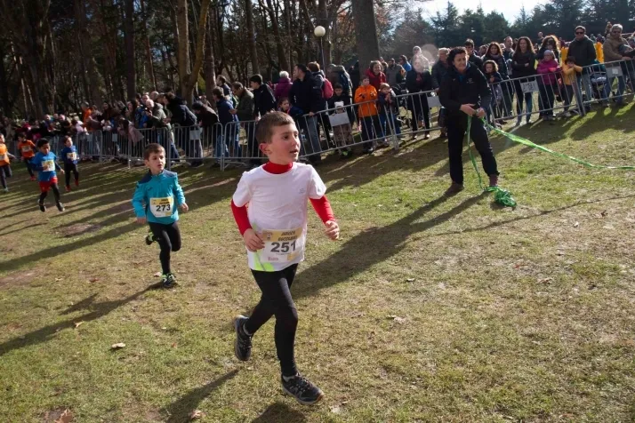 Im&aacute;genes: cientos de escolares en el cross Alameda de Cervantes