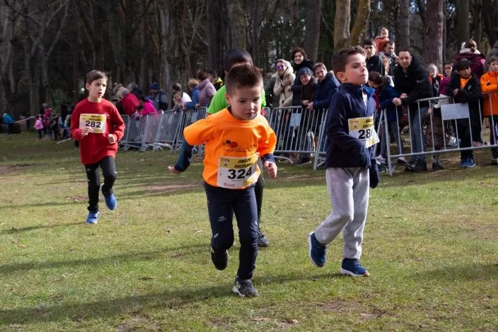 Im&aacute;genes: cientos de escolares en el cross Alameda de Cervantes