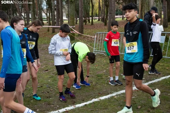 Im&aacute;genes: cientos de escolares en el cross Alameda de Cervantes