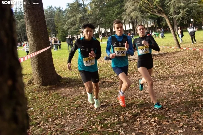 Im&aacute;genes: cientos de escolares en el cross Alameda de Cervantes