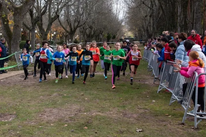 Im&aacute;genes: cientos de escolares en el cross Alameda de Cervantes