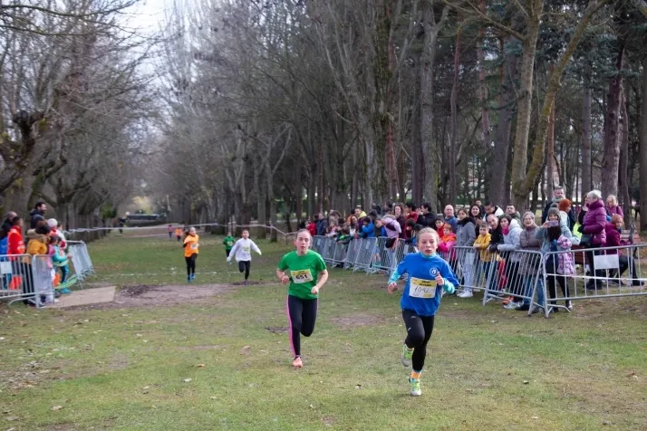Im&aacute;genes: cientos de escolares en el cross Alameda de Cervantes