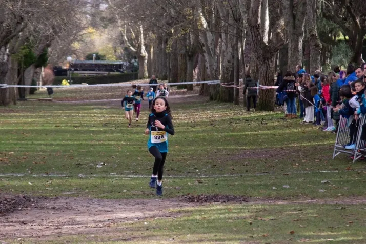 Im&aacute;genes: cientos de escolares en el cross Alameda de Cervantes