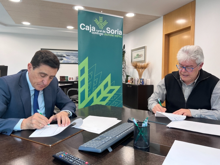 Caja Rural de Soria renueva el convenio de colaboración con Parkinson Soria