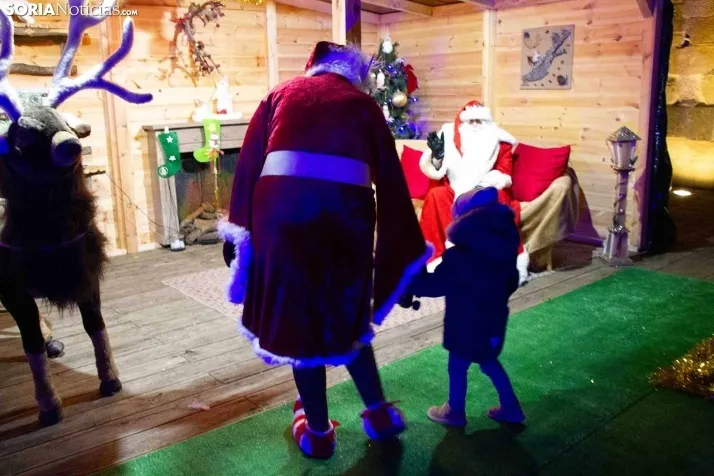 Llega Papa Noel a Soria. /EAR.